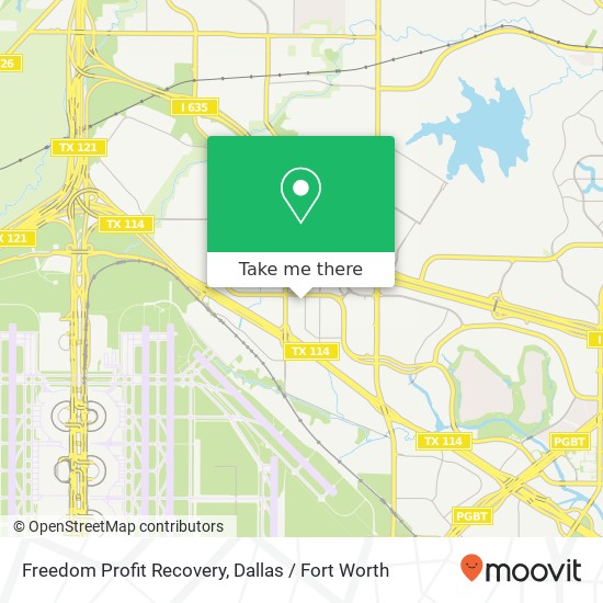 Mapa de Freedom Profit Recovery