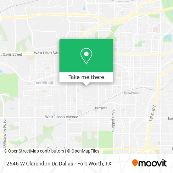 2646 W Clarendon Dr map
