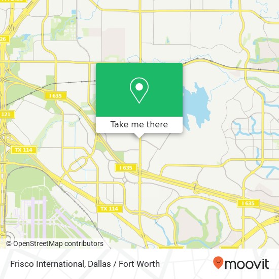 Frisco International map