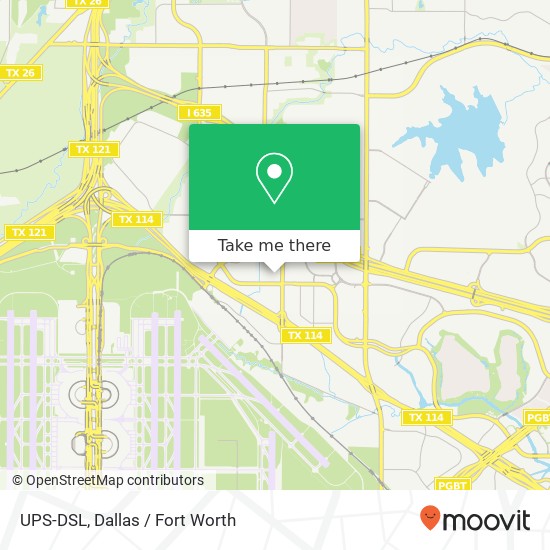 UPS-DSL map