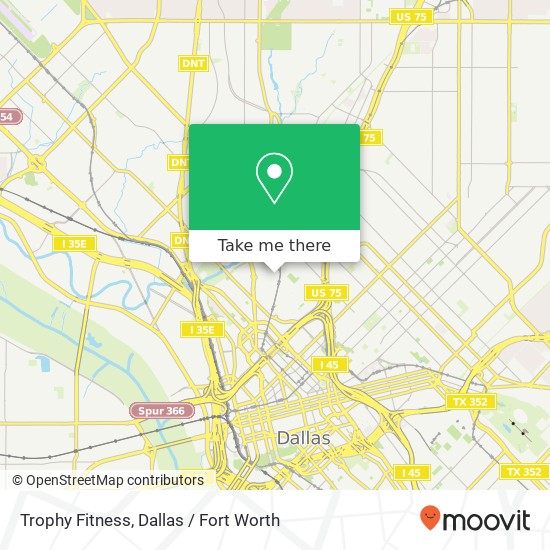 Trophy Fitness map