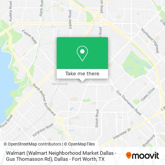 Walmart (Walmart Neighborhood Market Dallas - Gus Thomasson Rd) map