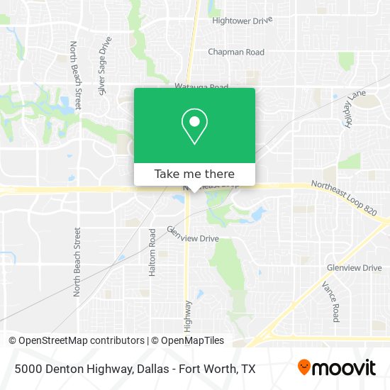 Mapa de 5000 Denton Highway