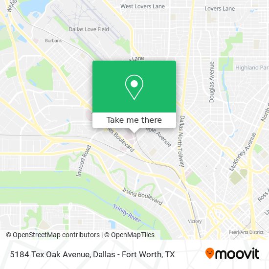 5184 Tex Oak Avenue map