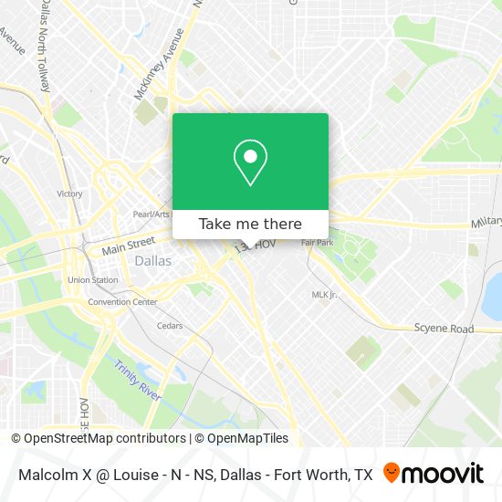 Malcolm X @ Louise - N - NS map