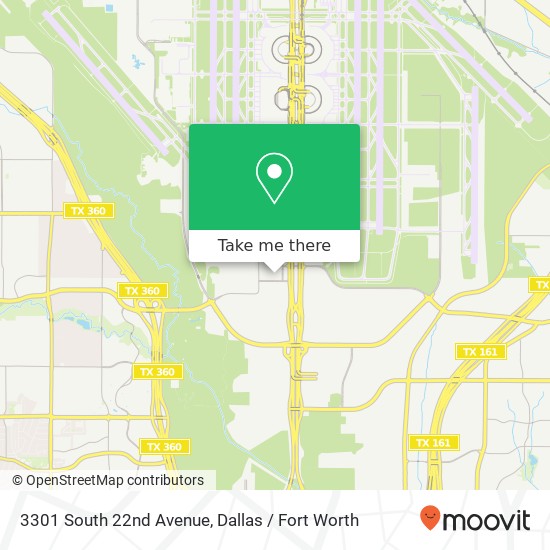 3301 South 22nd Avenue map