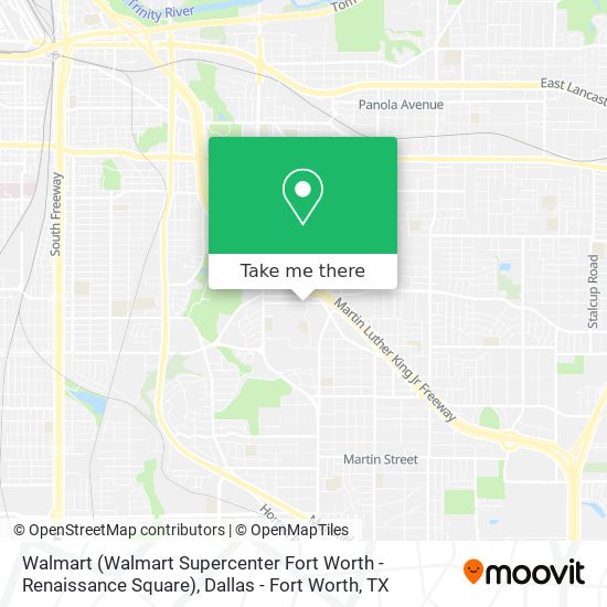 Walmart (Walmart Supercenter Fort Worth - Renaissance Square) map