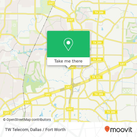 TW Telecom map