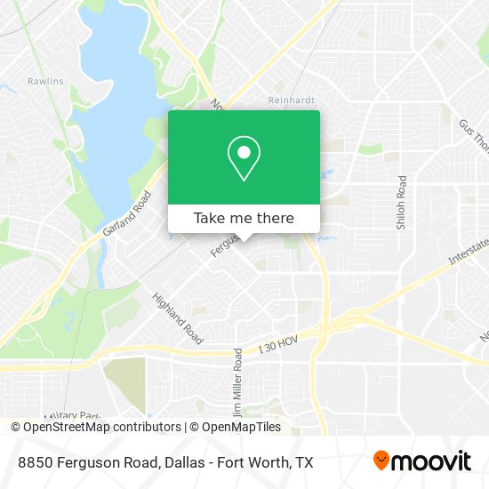 Mapa de 8850 Ferguson Road