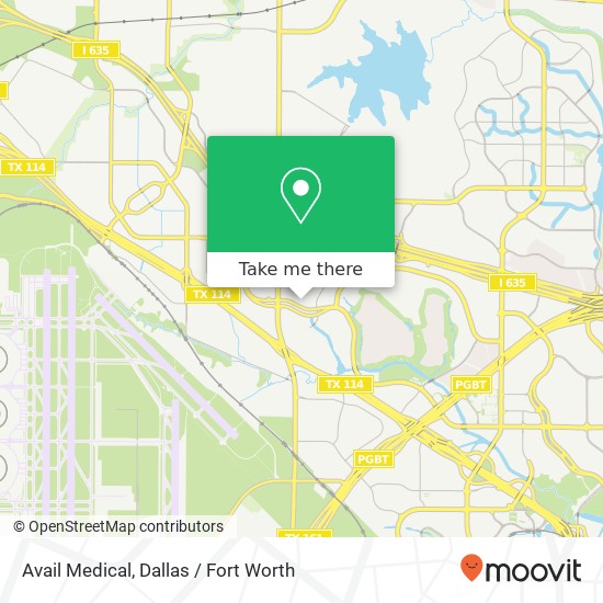 Avail Medical map