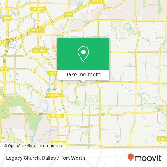 Legacy Church map