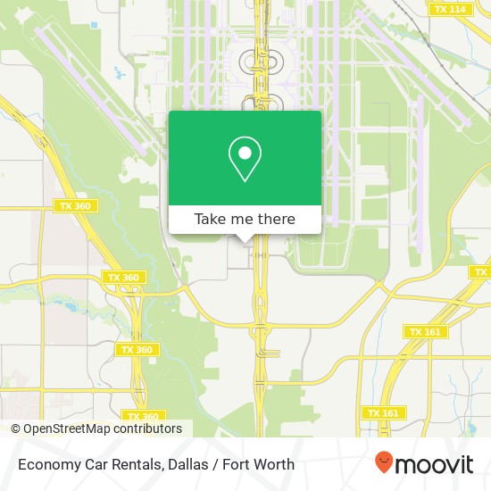 Economy Car Rentals map