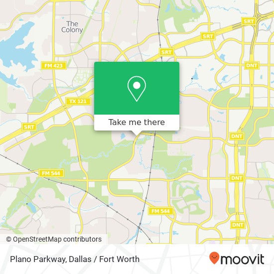 Plano Parkway map