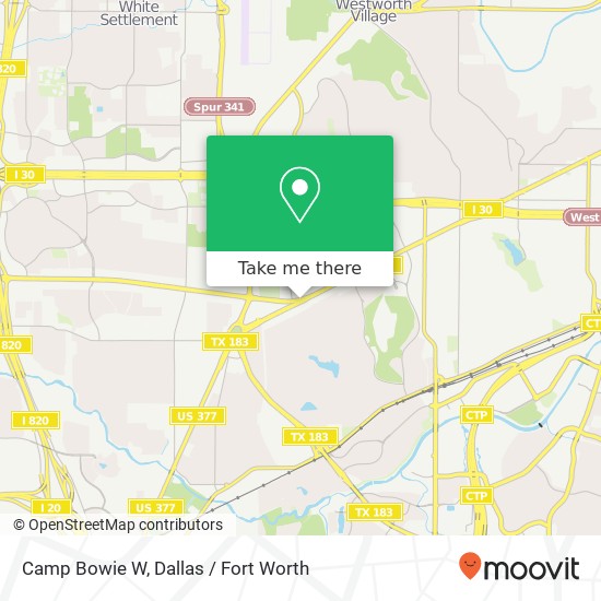 Mapa de Camp Bowie W