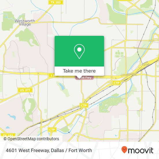 4601 West Freeway map