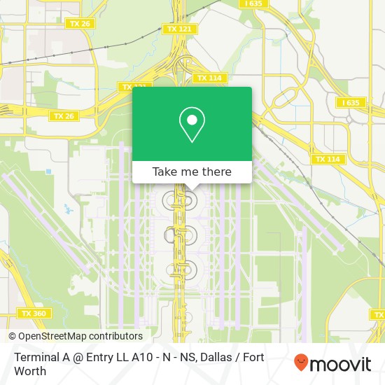 Mapa de Terminal A @ Entry LL A10 - N - NS