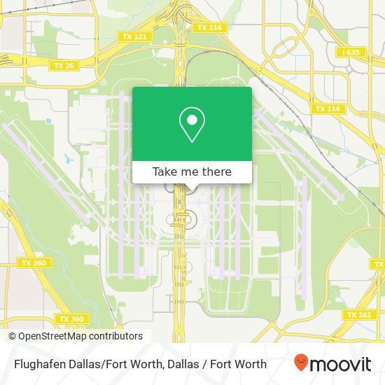 Flughafen Dallas/Fort Worth map