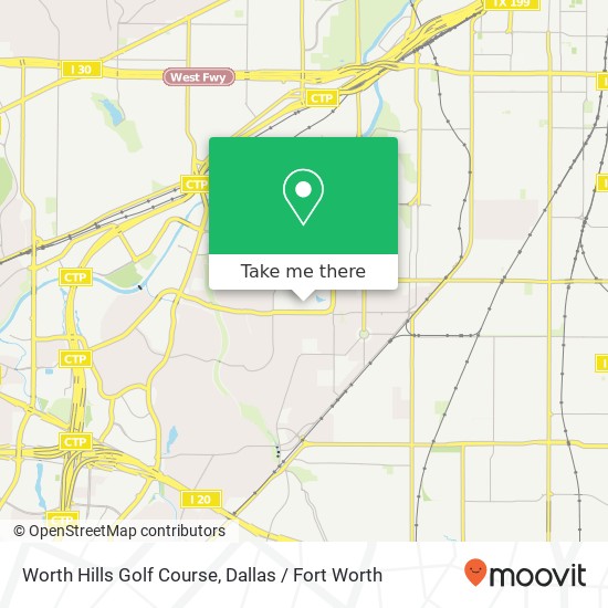 Mapa de Worth Hills Golf Course