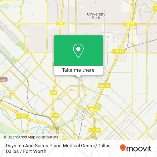 Days Inn And Suites Plano Medical Center / Dallas map