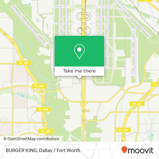 BURGER KING map