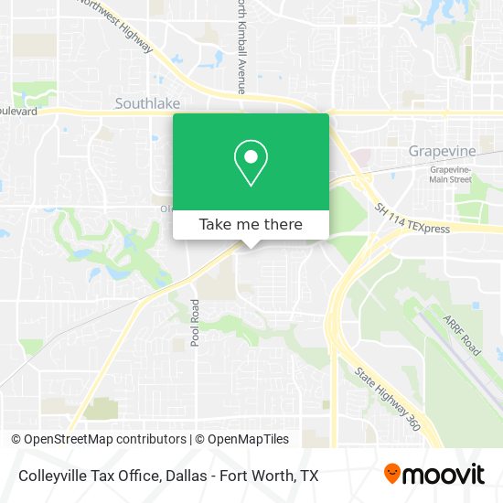 Colleyville Tax Office map