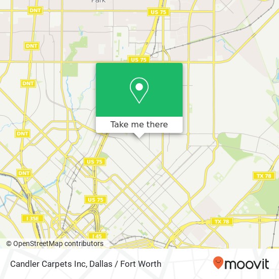 Candler Carpets Inc map