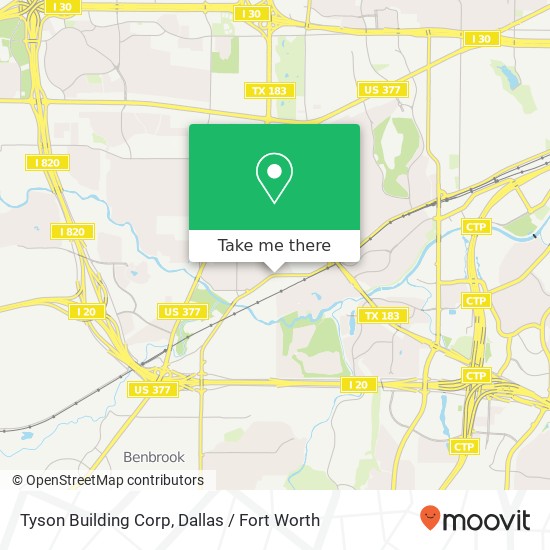 Tyson Building Corp map