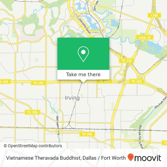 Mapa de Vietnamese Theravada Buddhist