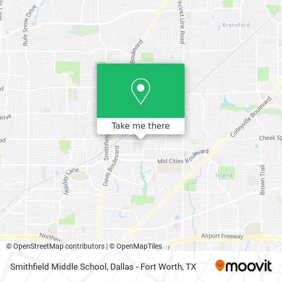 Smithfield Middle School map