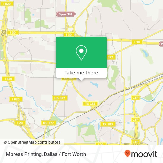 Mpress Printing map