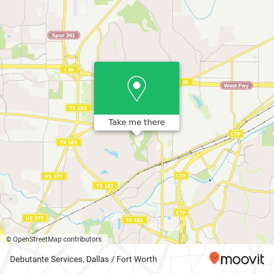 Debutante Services map