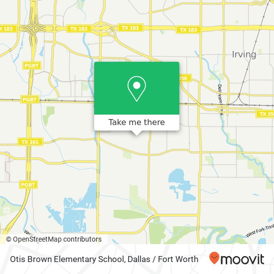 Otis Brown Elementary School map