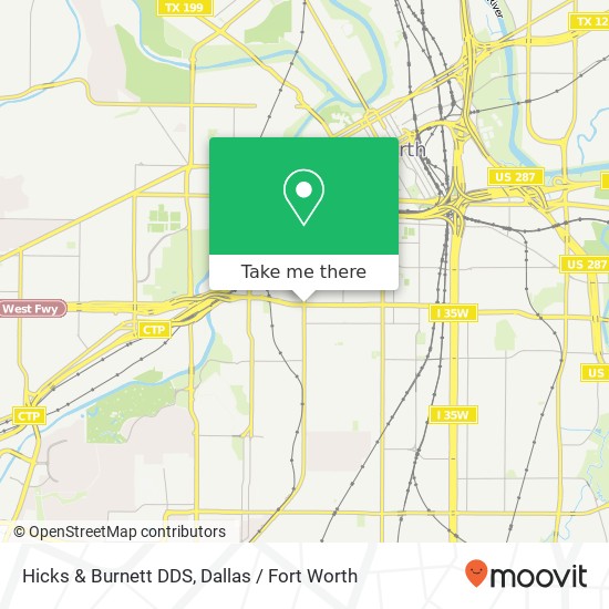 Hicks & Burnett DDS map