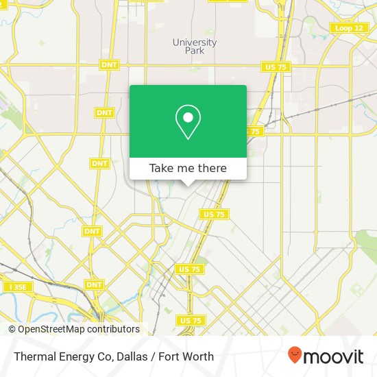 Thermal Energy Co map