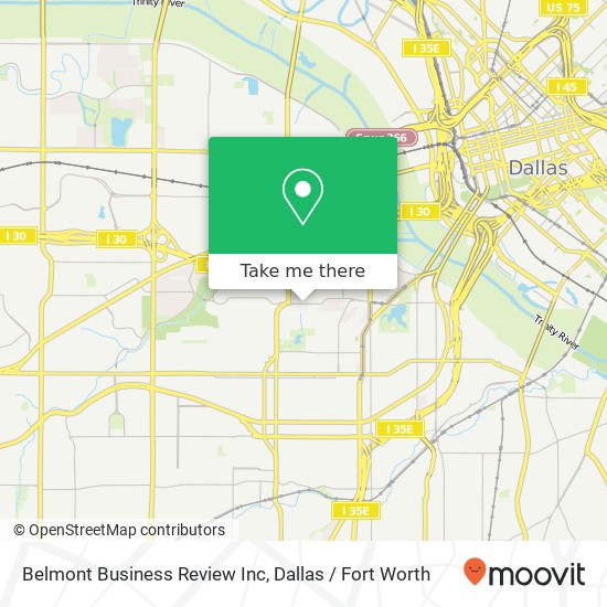 Mapa de Belmont Business Review Inc