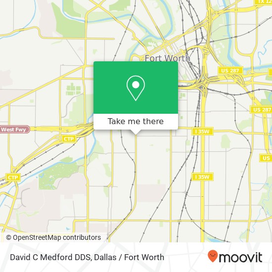 David C Medford DDS map