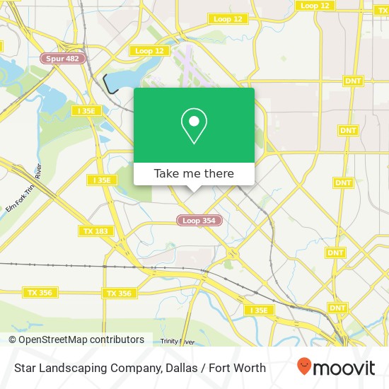 Star Landscaping Company map