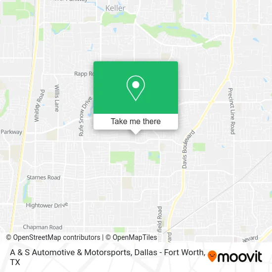 A & S Automotive & Motorsports map