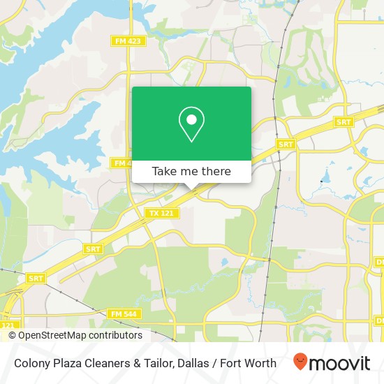 Mapa de Colony Plaza Cleaners & Tailor