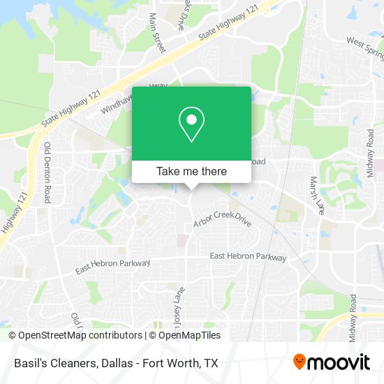 Basil's Cleaners map