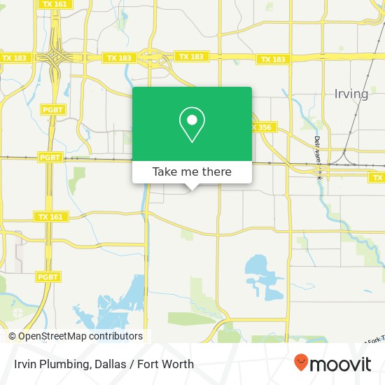 Irvin Plumbing map