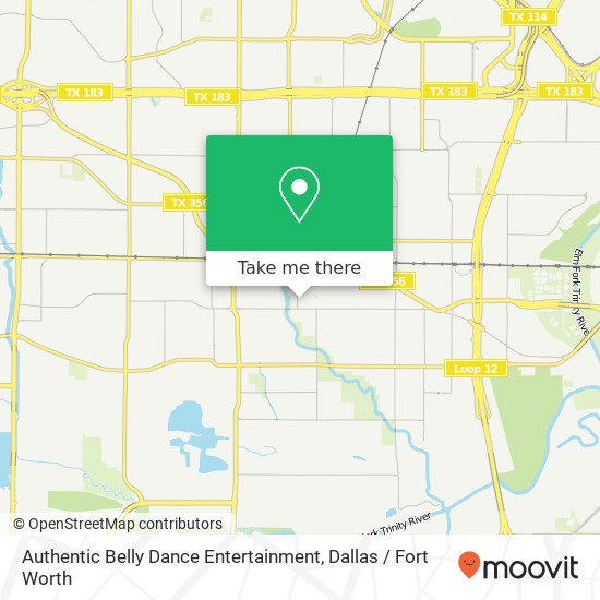 Mapa de Authentic Belly Dance Entertainment