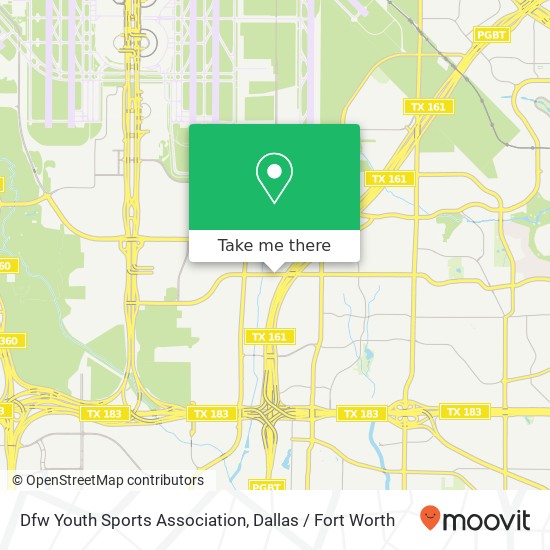 Dfw Youth Sports Association map