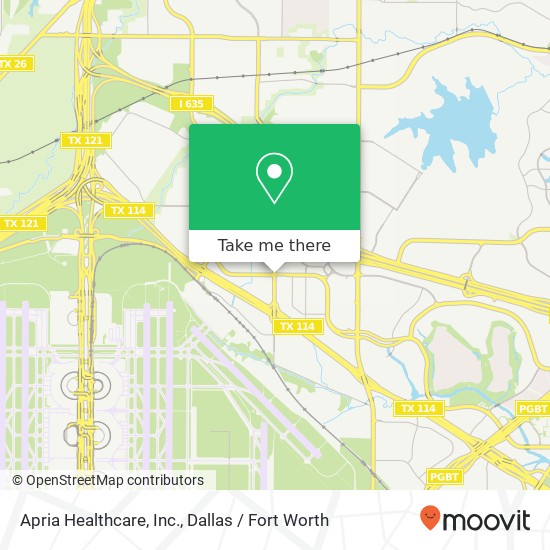 Apria Healthcare, Inc. map