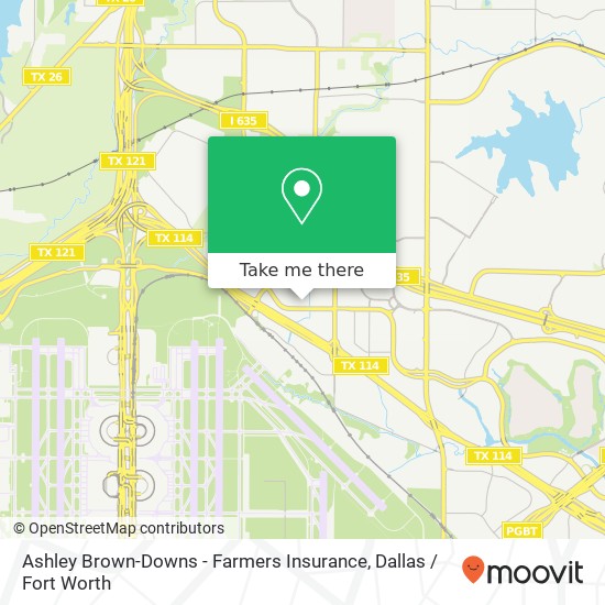 Ashley Brown-Downs - Farmers Insurance map