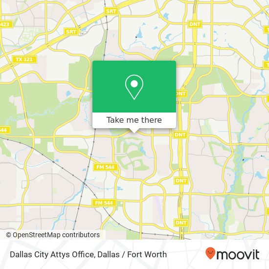 Mapa de Dallas City Attys Office