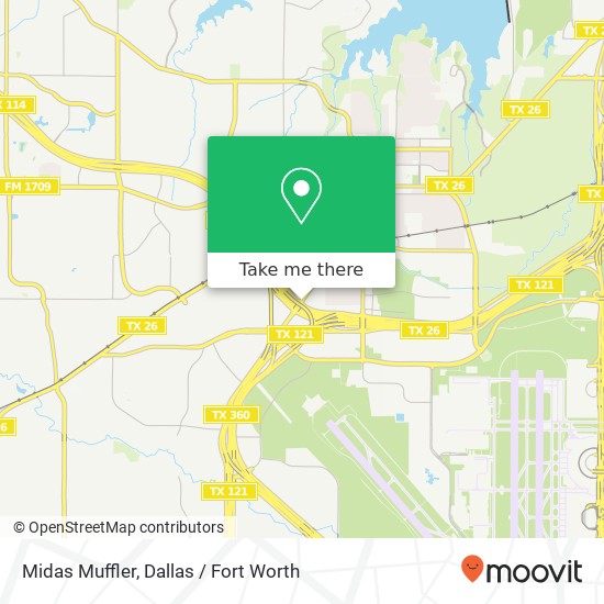 Midas Muffler map