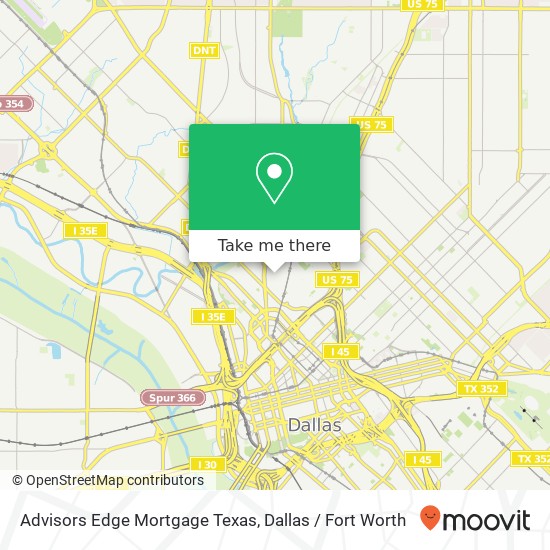 Mapa de Advisors Edge Mortgage Texas