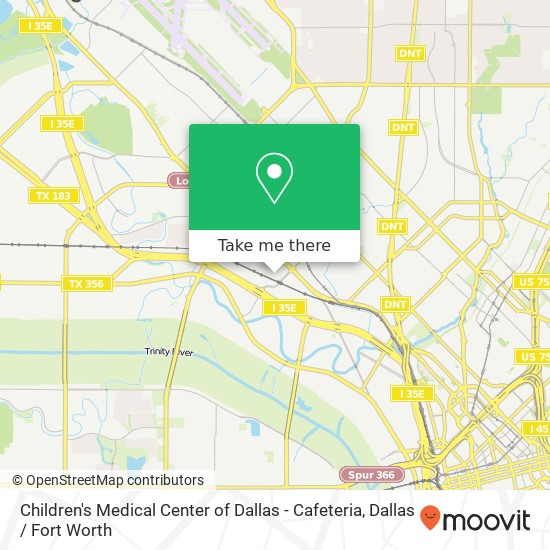 Children's Medical Center of Dallas - Cafeteria map