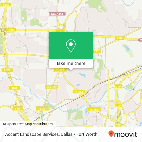 Accent Landscape Services map